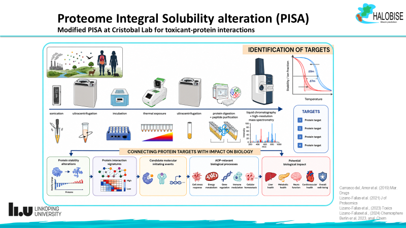 Detailed Proteome Integral Solubility Alteration (PISA) workflow used in HALOBISE